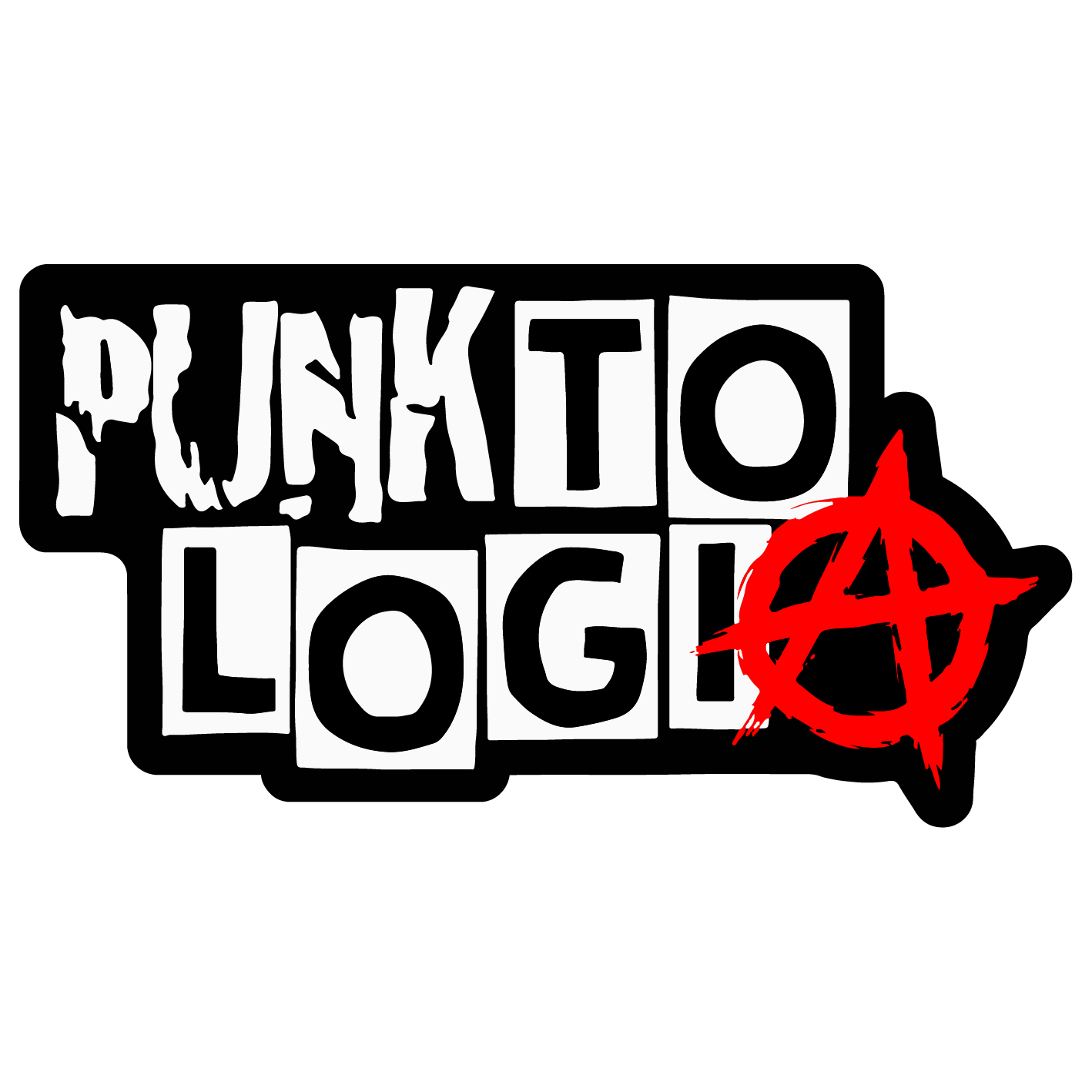 Logo czarne z obrysem
